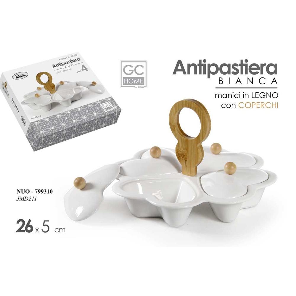 Nuo/Antipast.Cuore Bca 25,5*4,5Cm Jmd211