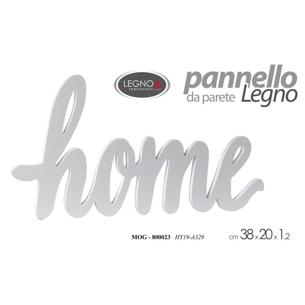 Mog/Appendino Home 38*20*1,2    Hy19A329 - Legno Bianco - Scritte | Mikasa