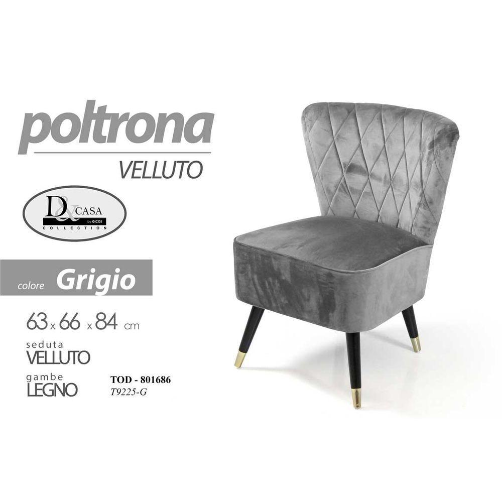 Tod/Potrona Grig 63,5*66*84 T9225-Gr-85
