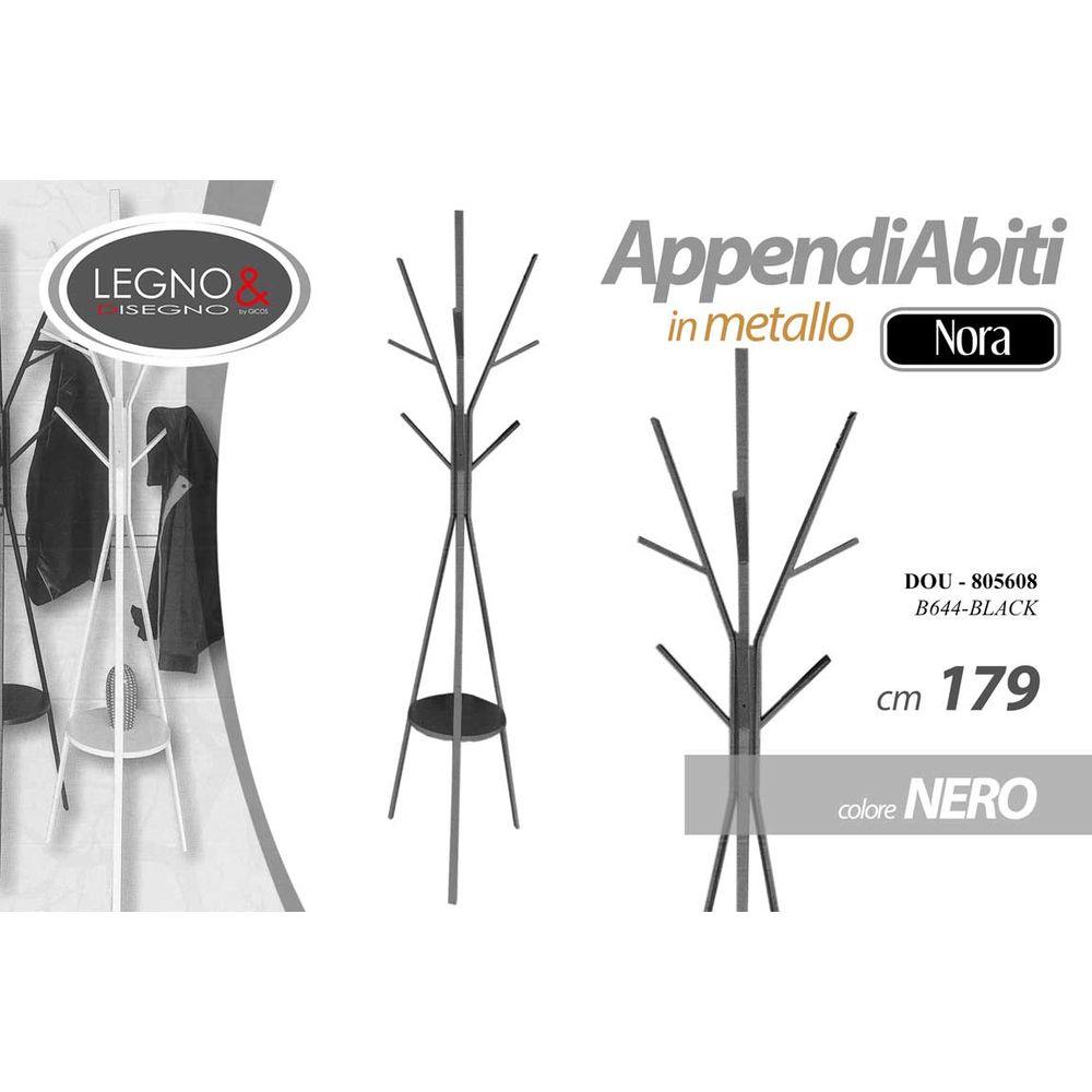 Dou/A.Abiti Nora Nero 179Cm   B644/Black - Nero - Appendiabiti | Mikasa