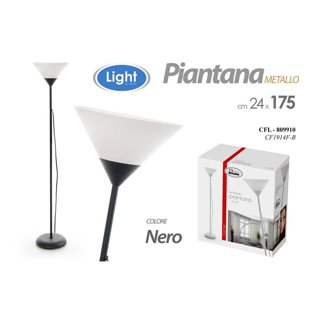 Cfl/Piantana Nera 24*24*175 Cf1914F/B - Metallo Nero - Piantane | Mikasa