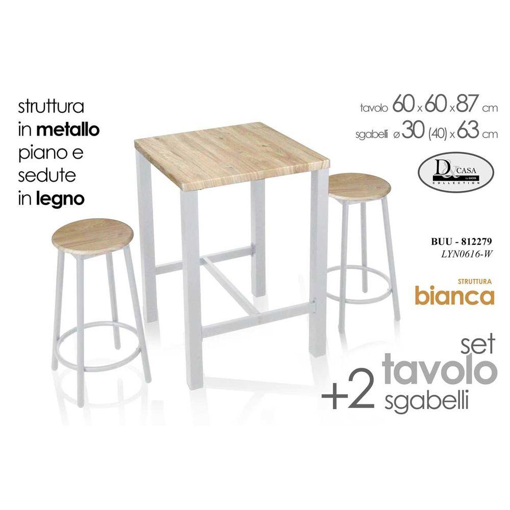 Buu/Tavolo C/2 Sgab     Lyn0616-31573-01