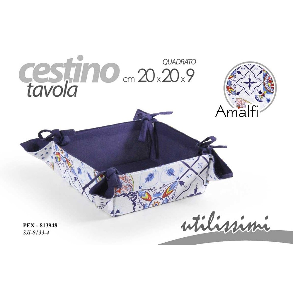 Pex/Cestino Amalfi 20*20*9Cm Sji-8133-4