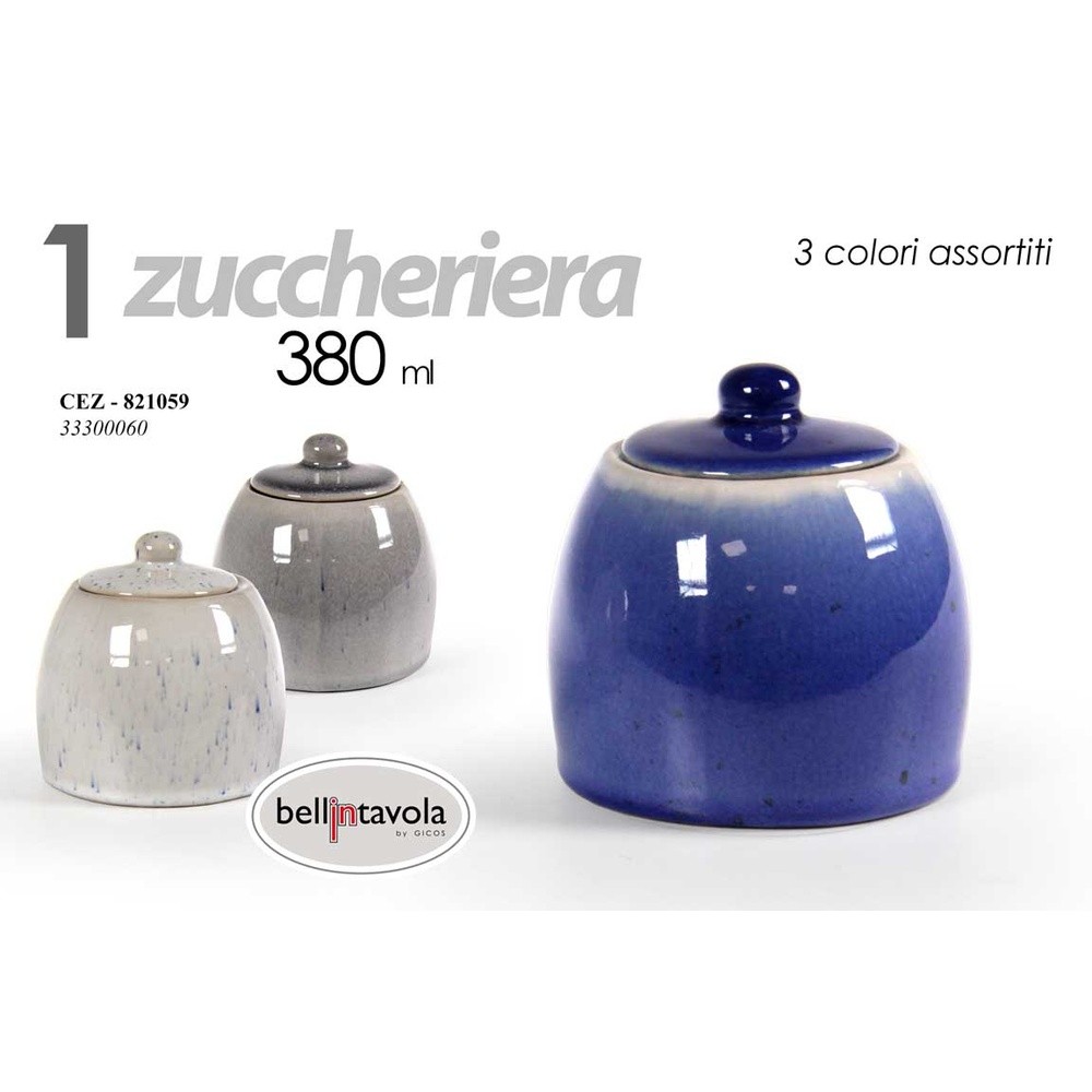 Cez/Zuccherier As Blu 350Ml 8*9 33300060 - Blu - Teire, Lattiere & Zuccheriere | Mikasa