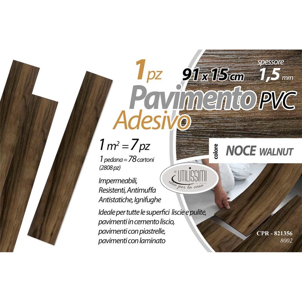 Cpr/Pvc Pavim.Ad. 91,44*15,24*1,5Mm 8002 - Plastica Marrone - Pavimenti | Mikasa
