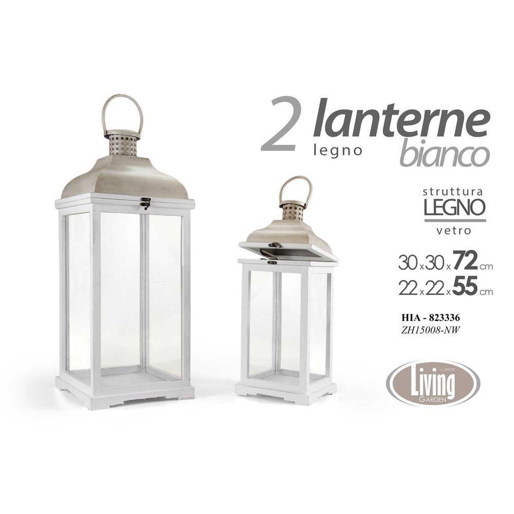 Hia/ Lanterne Bco 30*30*75Cm Zh15008-A