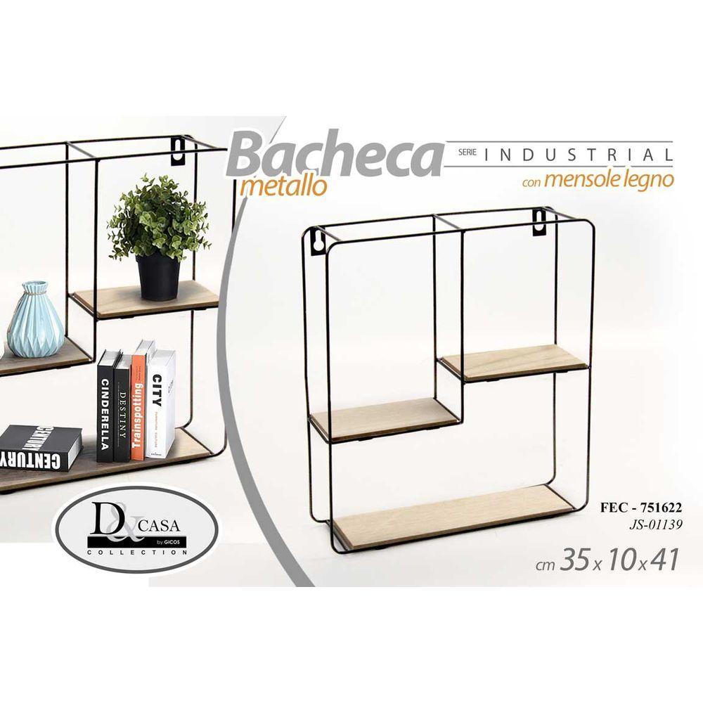 Hez/Bacheca Met/Leg 35*10*41Cm Lq751622 - Bacheche | Mikasa