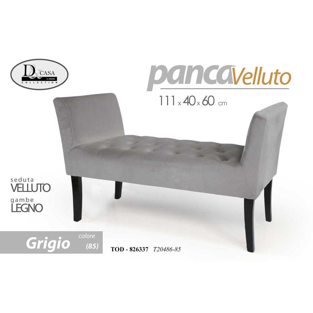 Tod/Panca Grigio Vel 111*40*62 T20486-85 - Grigio - Panchine | Mikasa
