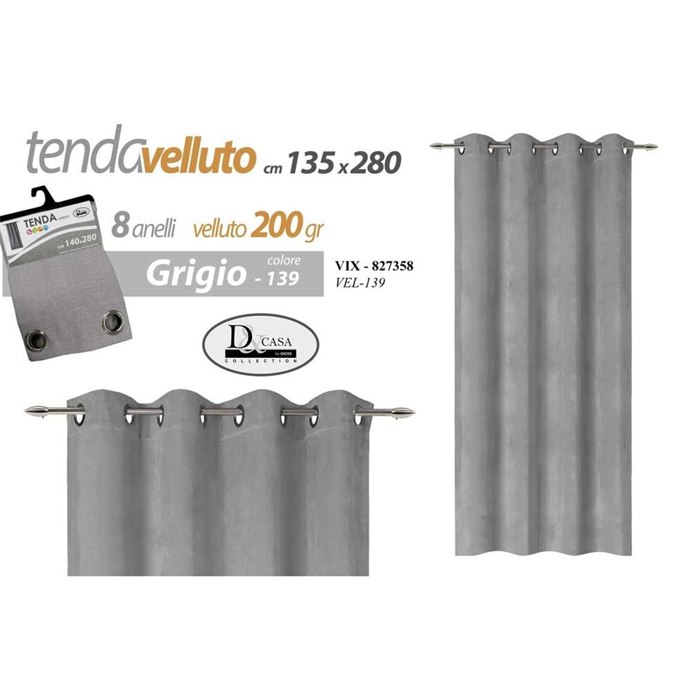 Vix/Tenda Vel.Grigia 135*280Cm Vel-139