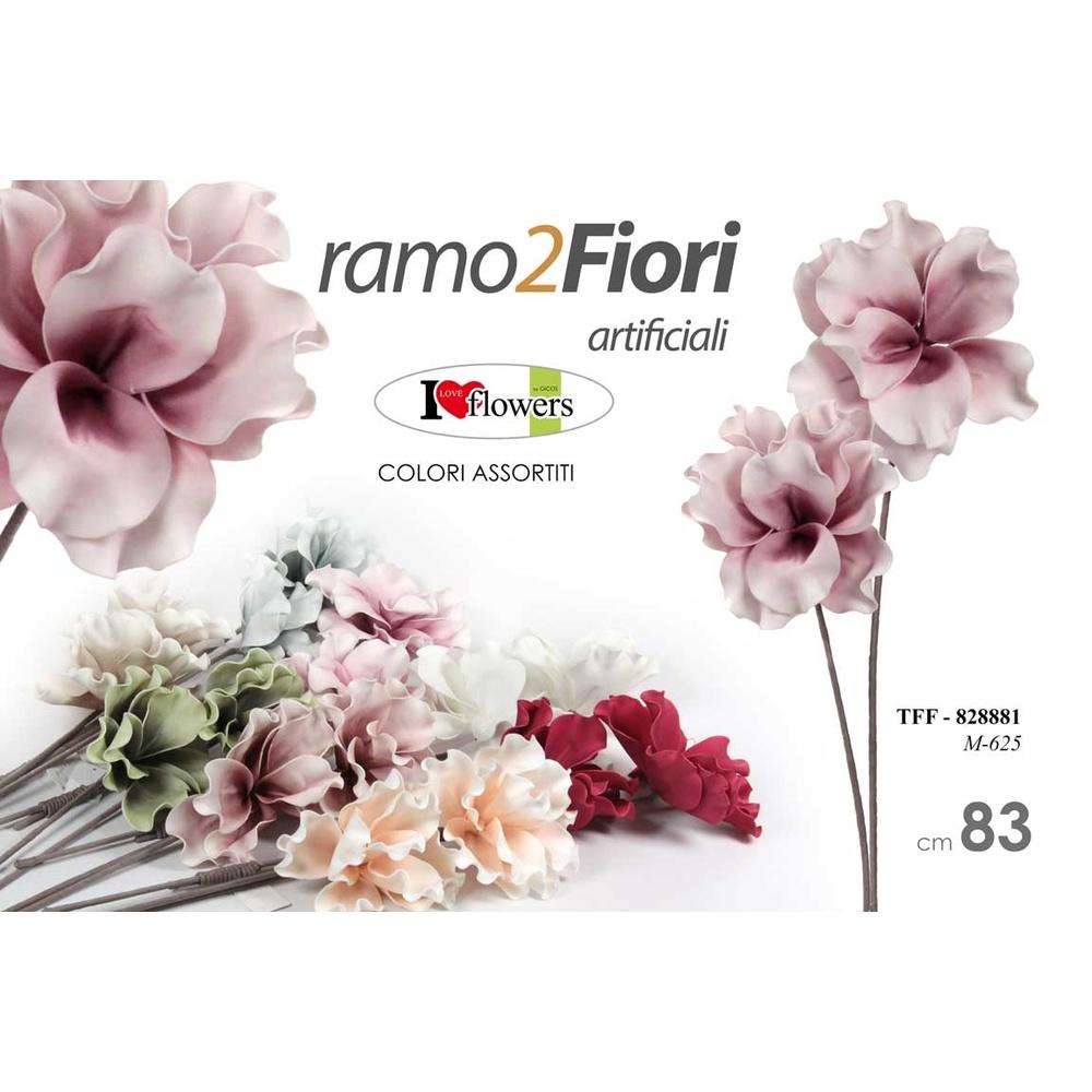 Tff/Ramo 2 Fiori Ass. 83Cm M625