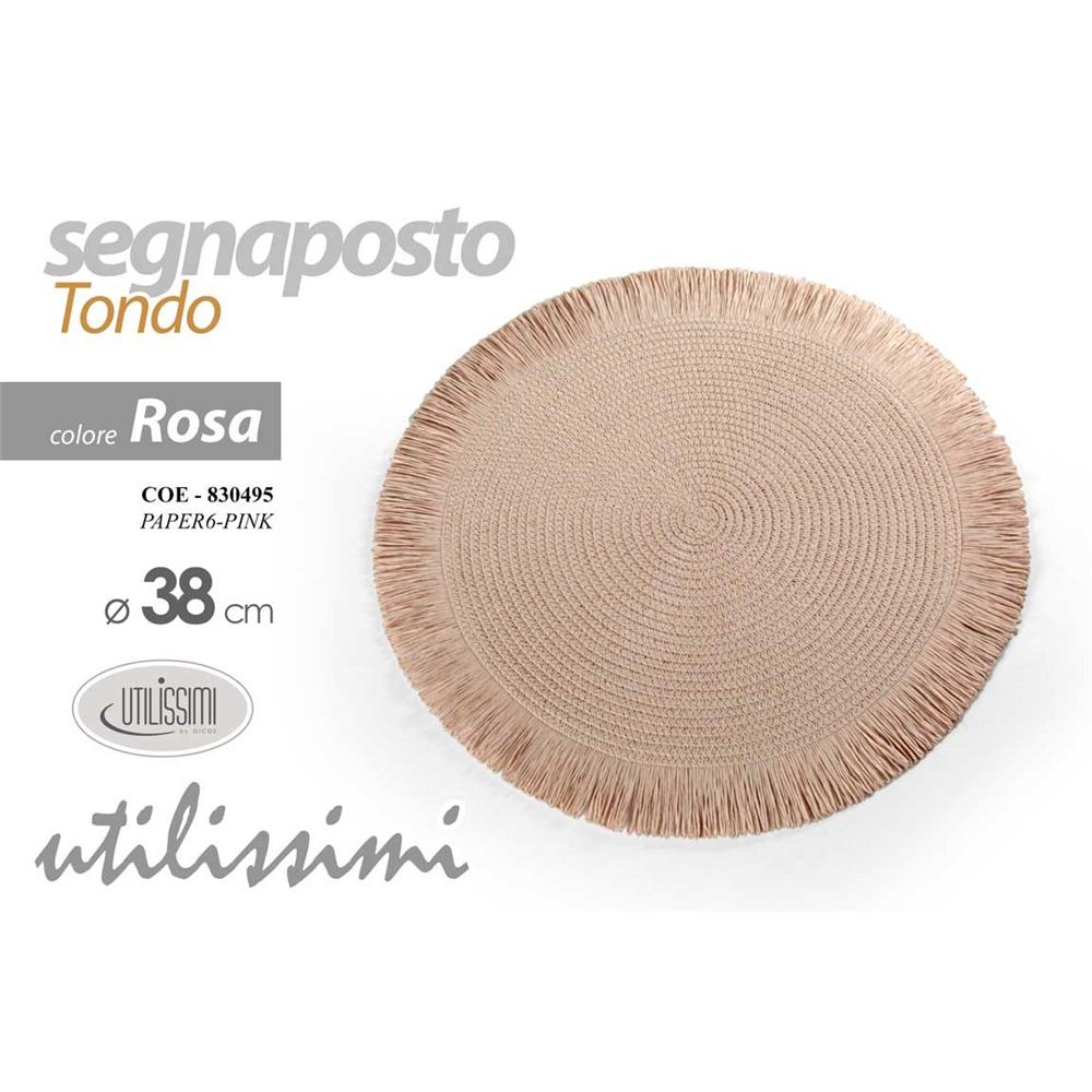 Coe/Segnaposto Tdo Rosa 38Cm Paper6-Pink - Sintetico Rosa - Tovagliette | Mikasa