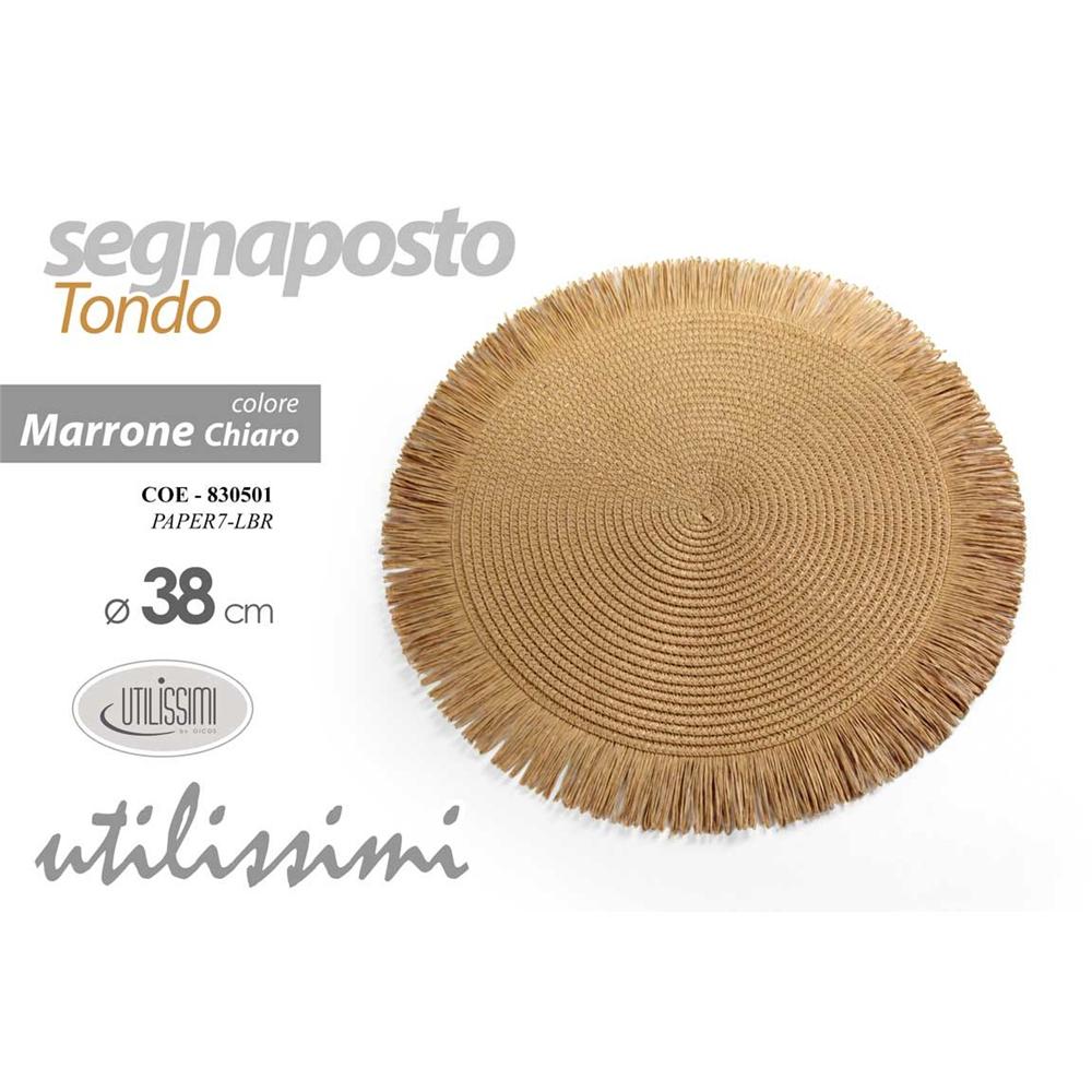 Coe/Segnaposto Marr.Chi 38Cm Paper7-Lbr - Sintetico Marrone - Tovagliette | Mikasa