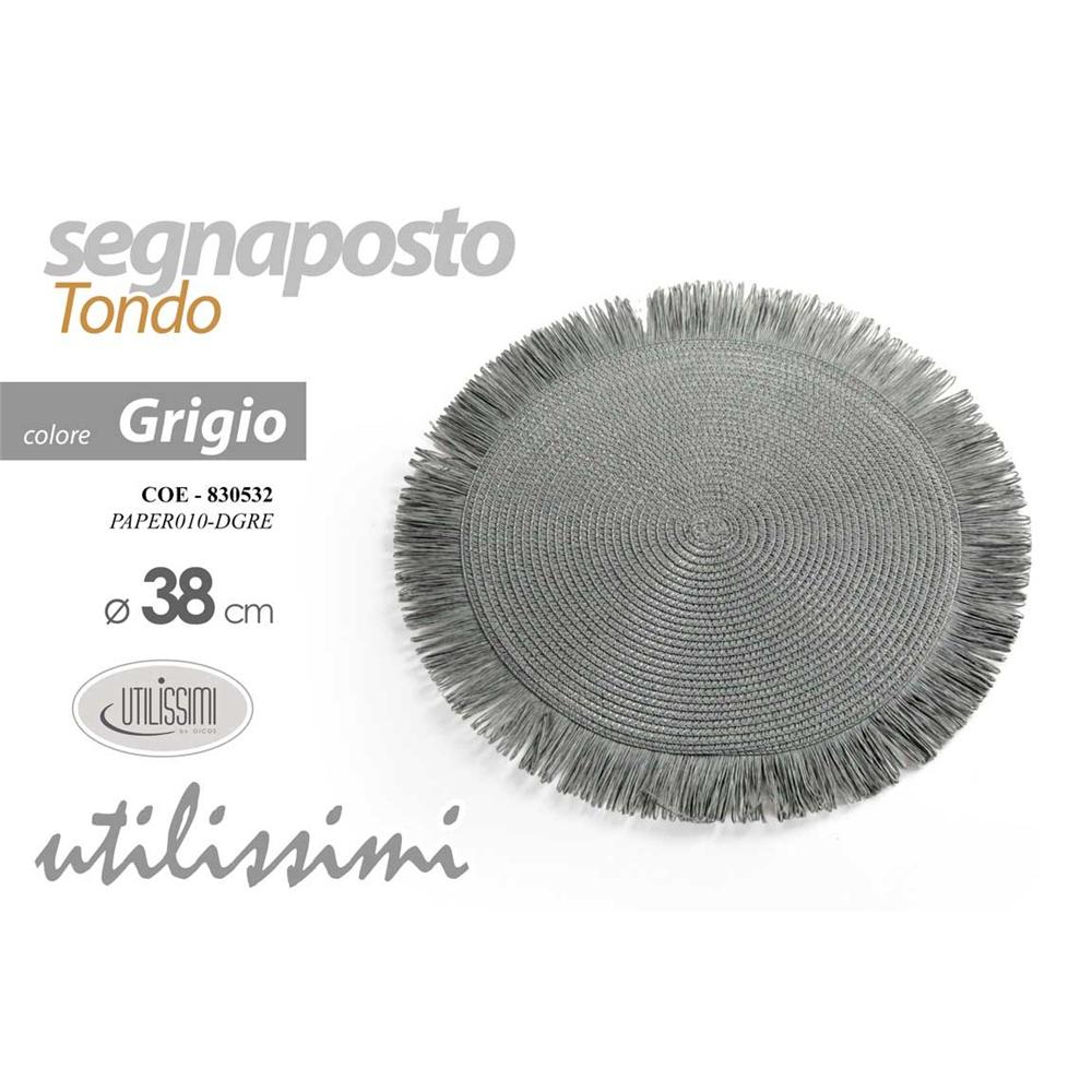 COE/SEGNAPOSTO TONDO 38CM PAPER010-DGRE