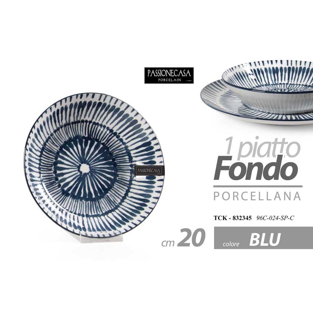 Tck/Piatto Fondo Blu 20Cm 96C-024-Sp-C