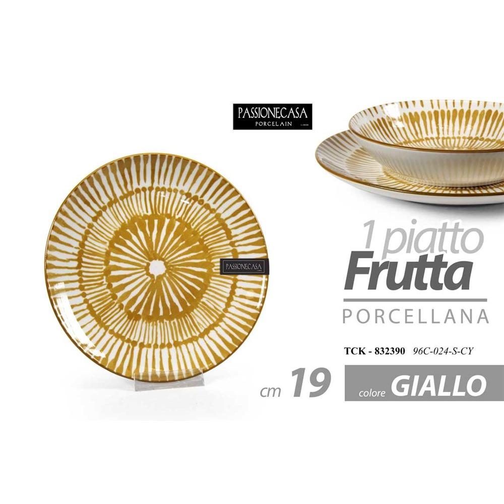 Tck/Piatto Frutta Giallo 19 96C-024-S-Cy