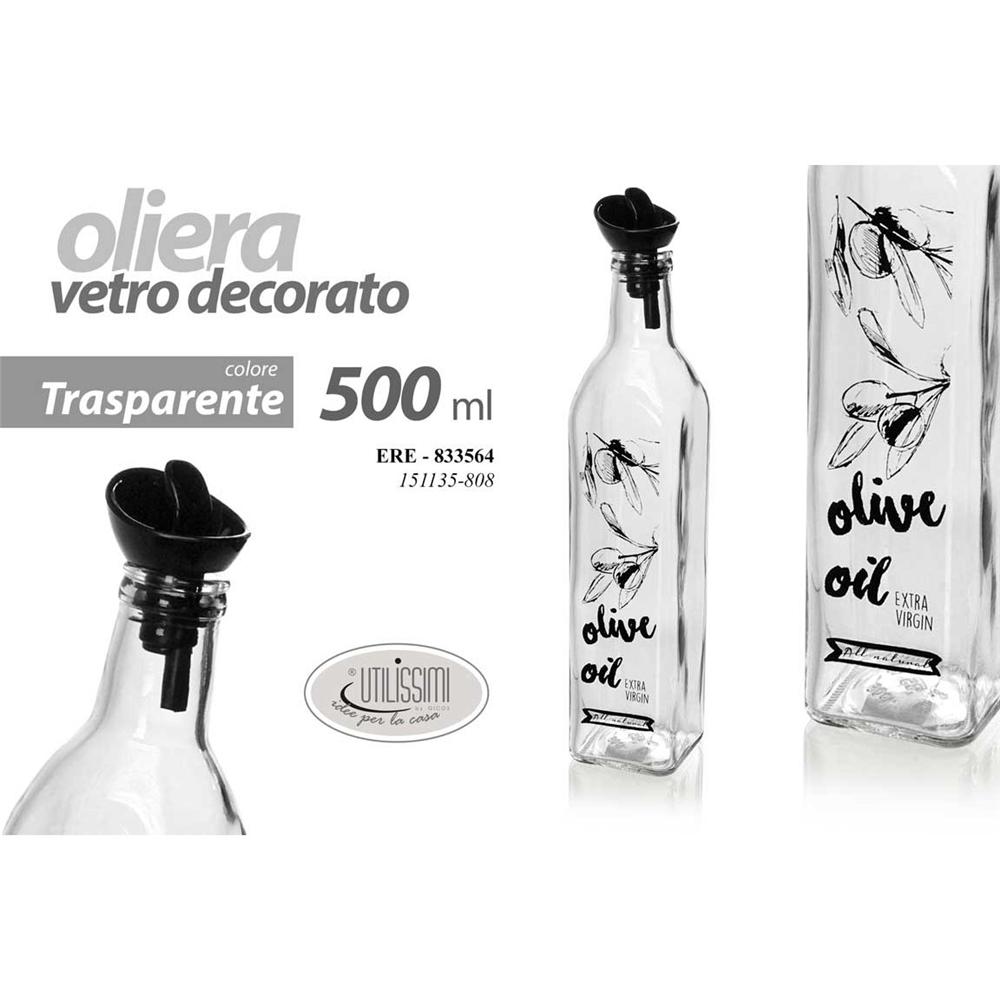 Ere/Oliera Olive Qta 500Cc 151135-808 - Vetro Verde - Oliere | Mikasa