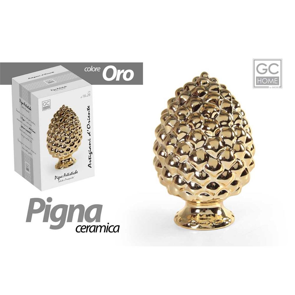 Cre/Pigna Col.Oro 16*26Cm    Dlp21G06G-1 - Ceramica Oro - Pigne | Mikasa