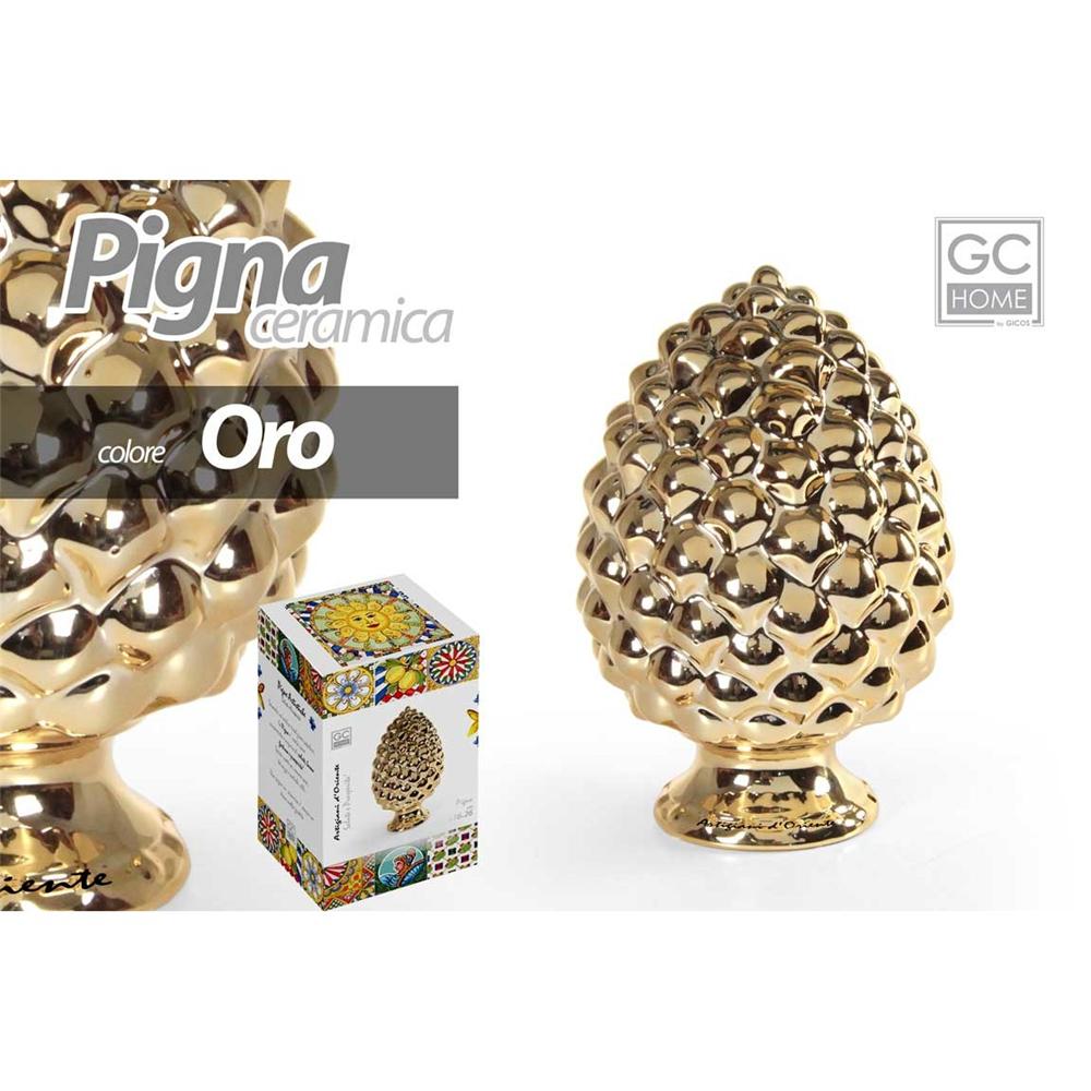 Cre/Pigna Col.Oro 11*17Cm      Dlpg06G-3 - Ceramica Oro - Pigne | Mikasa