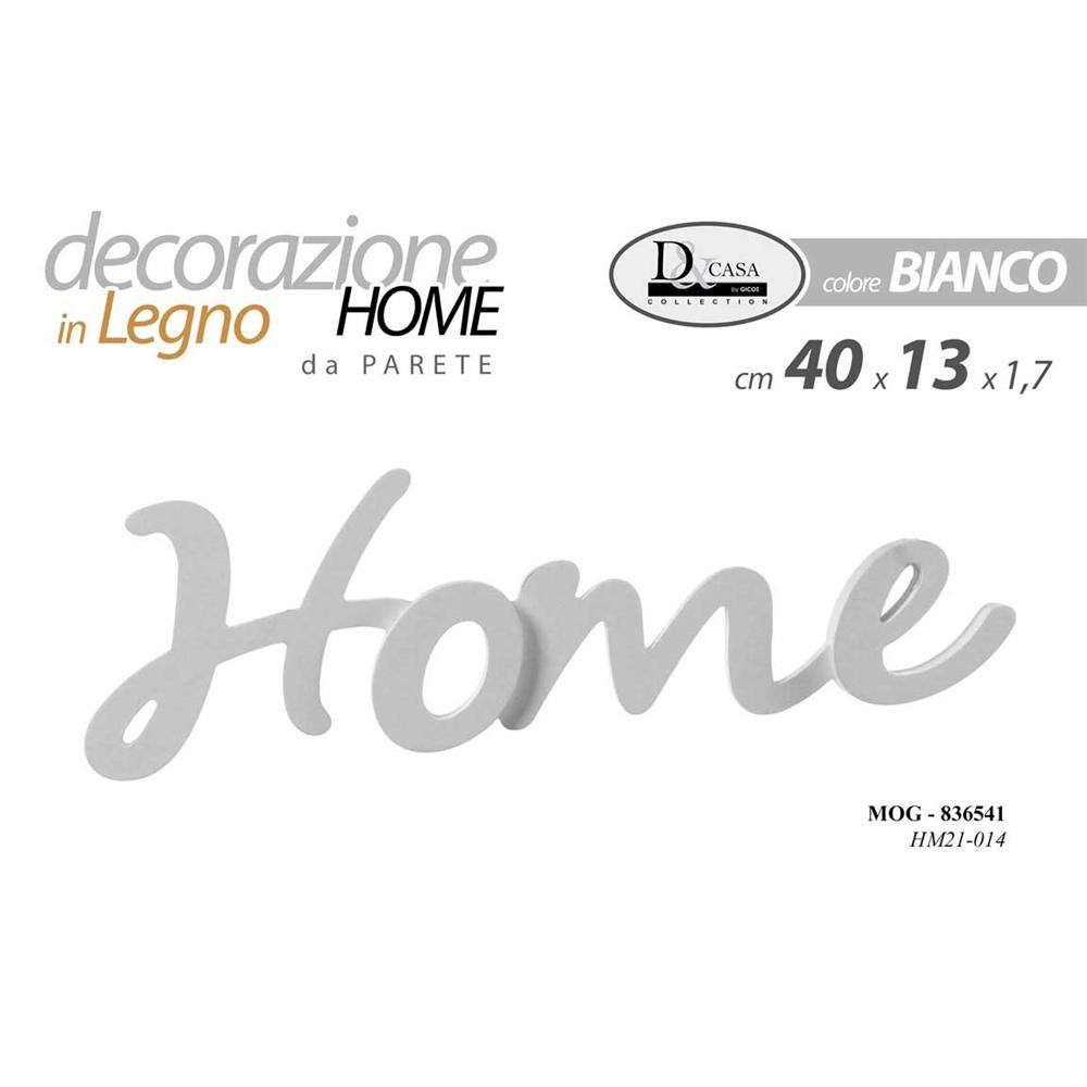 Mog/Frase Home 40*13*1,7Cm       Hm21014 - Legno Bianco - Scritte | Mikasa