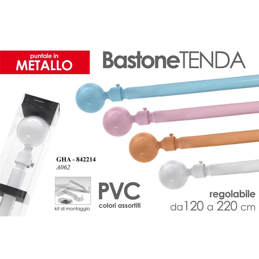 Gha/Asta Te.Sfe.Metal.As 120-220Cm A062 - Metallo Assortito - Aste Tende | Mikasa
