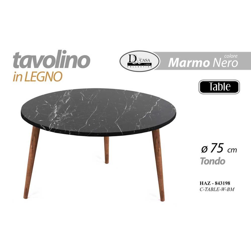 Haz/Tavol Tdo M.Ner 75*43Cm C.Table-W-Bm