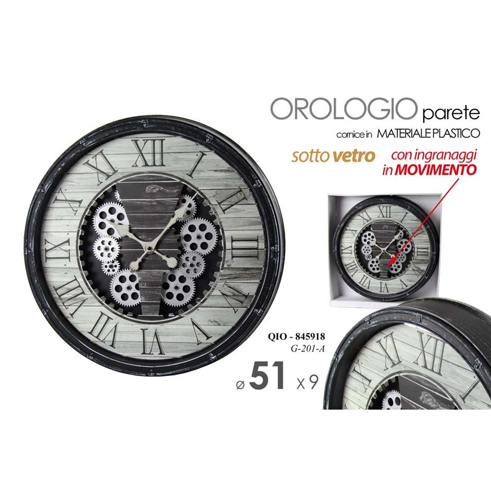 Qio/Orologio 50,8*50,8*8           G201A - Nero - Orologi | Mikasa
