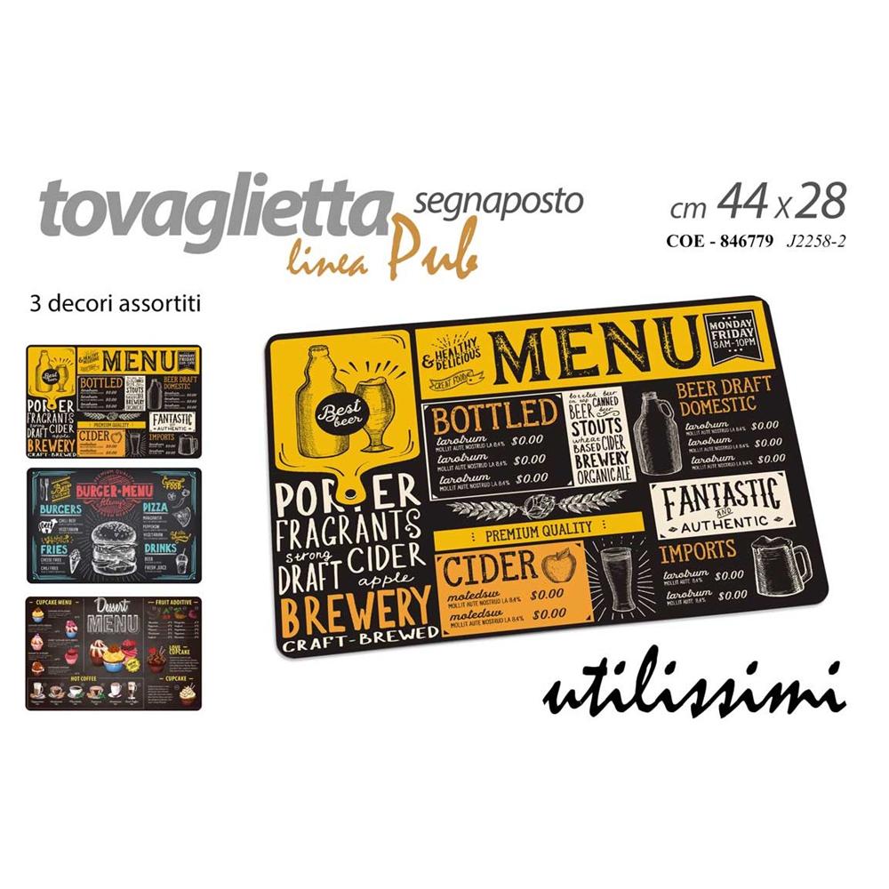 Coe/S.Posto Pp Ass. 44*28Cm      J2258-2 - Sintetico Assortito - Tovagliette | Mikasa