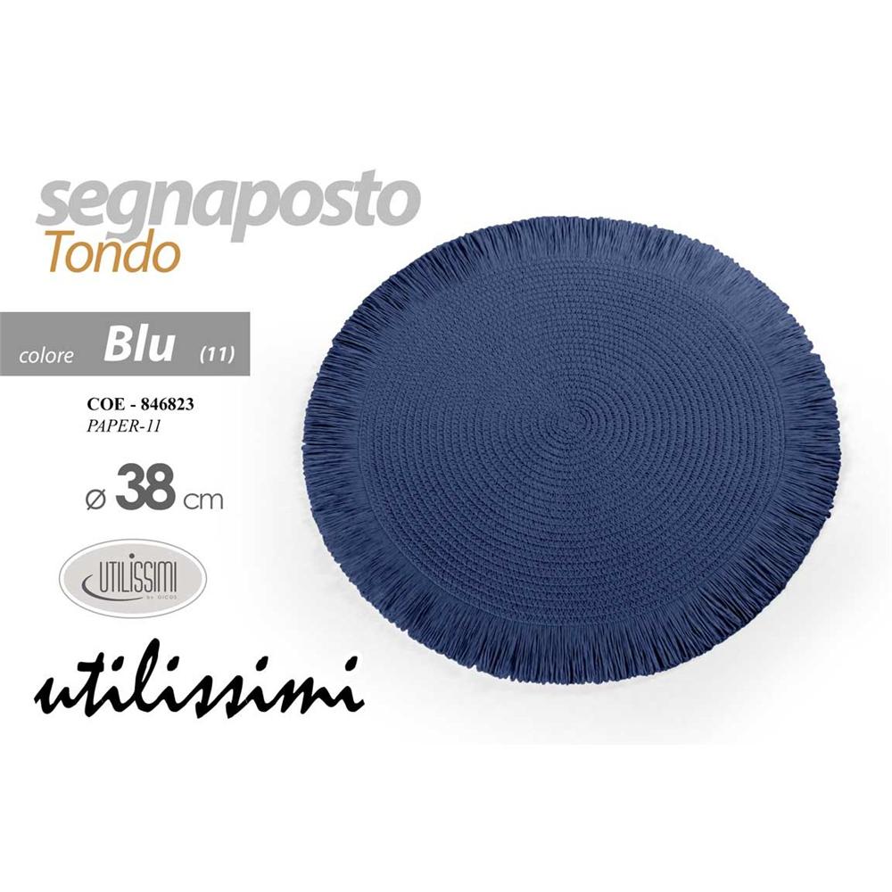 Coe/S.Posto Tdo 38Cm            Paper-11 - Sintetico Blu - Tovagliette | Mikasa