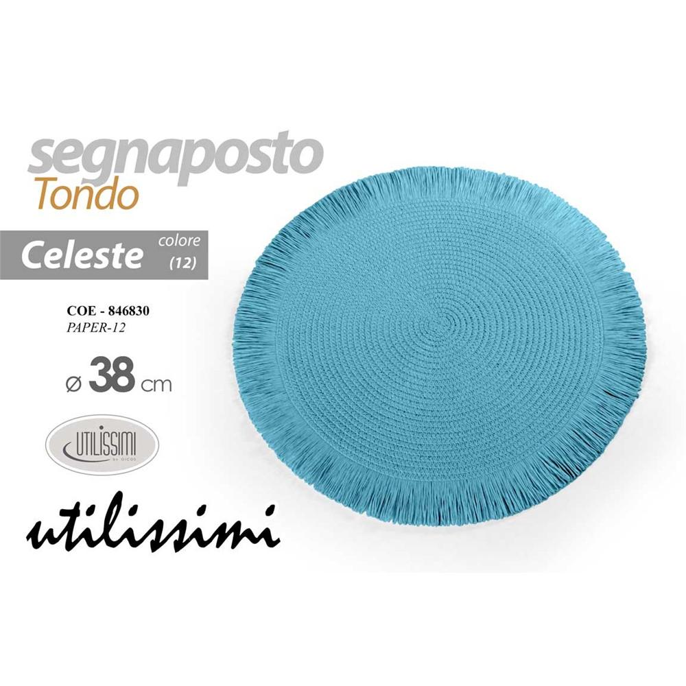 Coe/S.Posto Tdo 38Cm            Paper-12 - Sintetico Blu - Tovagliette | Mikasa