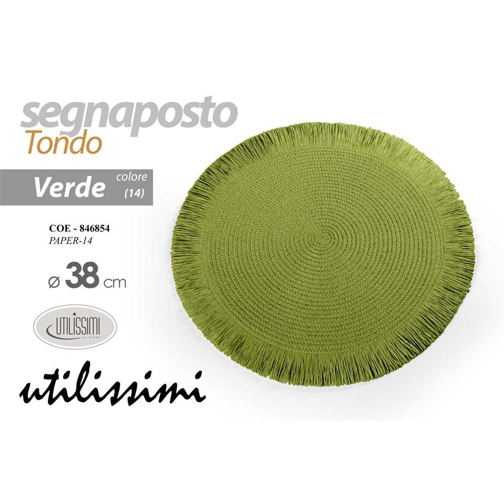 Coe/S.Posto Tdo 38Cm            Paper-14 - Sintetico Verde - Tovagliette | Mikasa