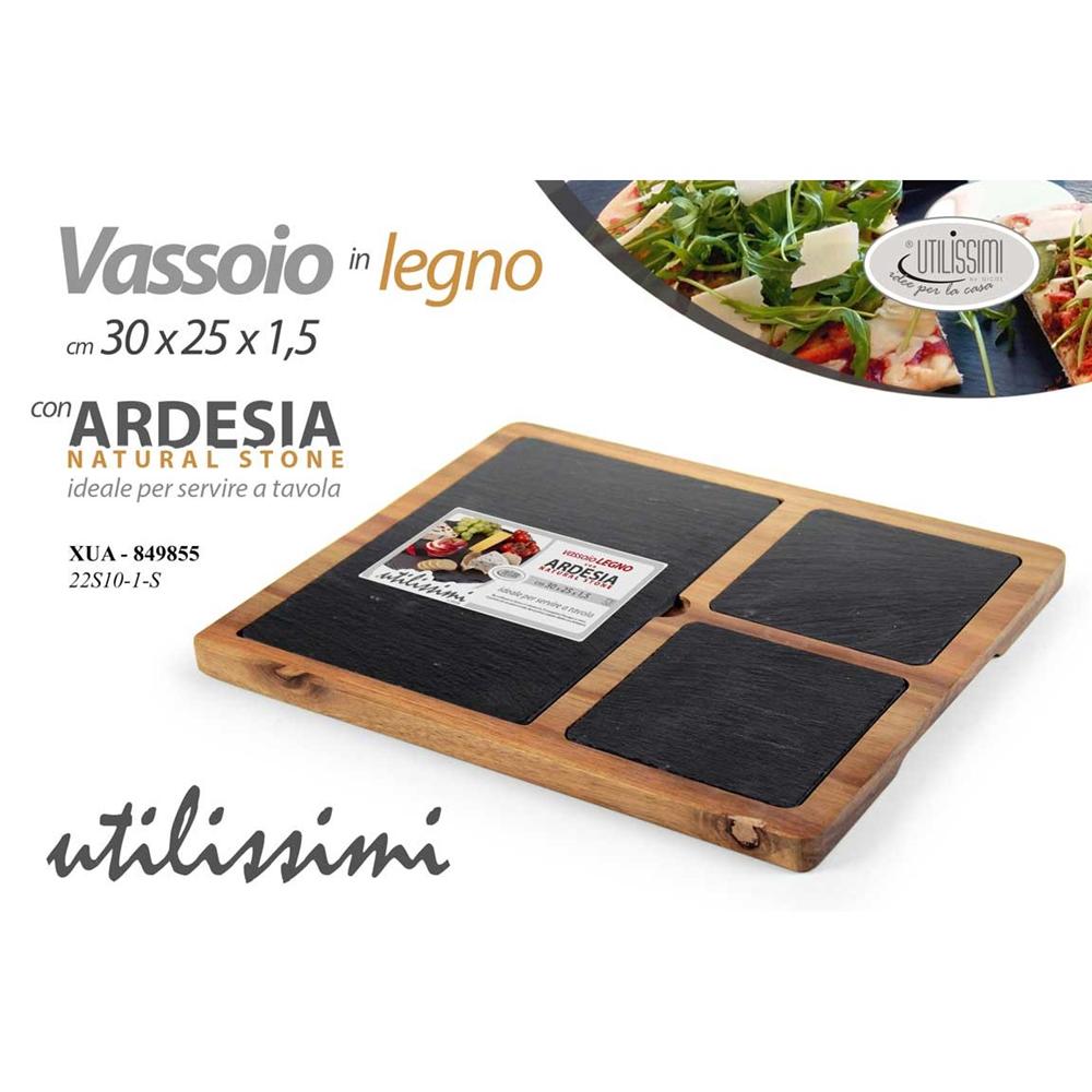 Xua/4 Pz Vass.Ardes+Aca 30*25  22S10-1-S - Ardesia Naturale - Ardesia | Mikasa
