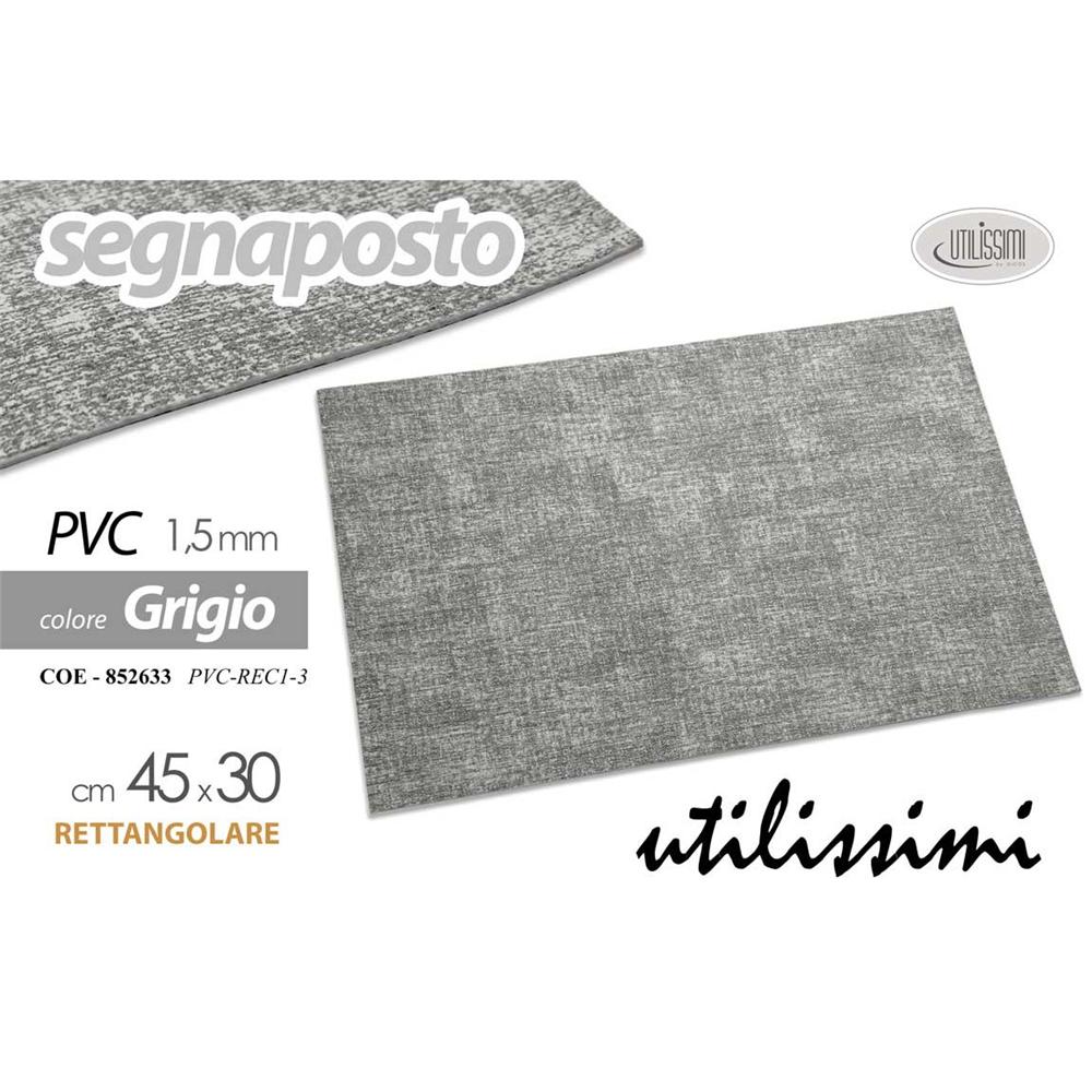 Coe/S.Posto Pvc 45*30Cm       Pvc-Rec1-3 - Plastica Grigio - Tovagliette | Mikasa