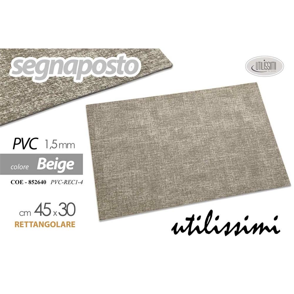 Coe/S.Posto Pvc 45*30Cm       Pvc-Rec1-4 - Plastica Beige - Tovagliette | Mikasa