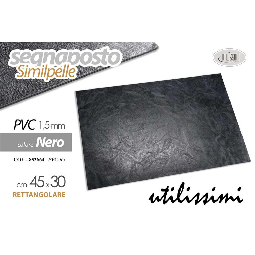 Coe/S.Posto Ret.1,5Pvc 45*30Cm Pvc-Rec-5 - Plastica Nero - Tovagliette | Mikasa