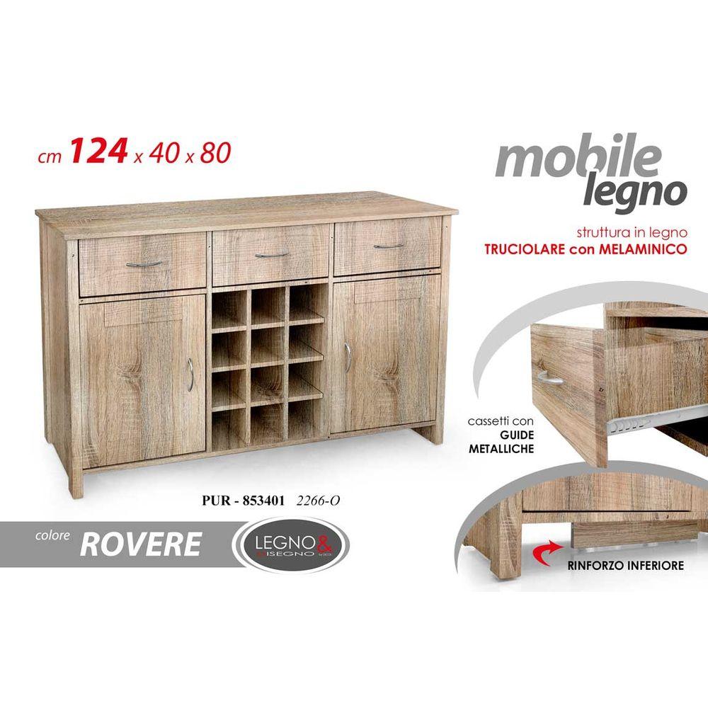 Pur/Mobile Rov.Mel. 124*40*80Cm   2266/O