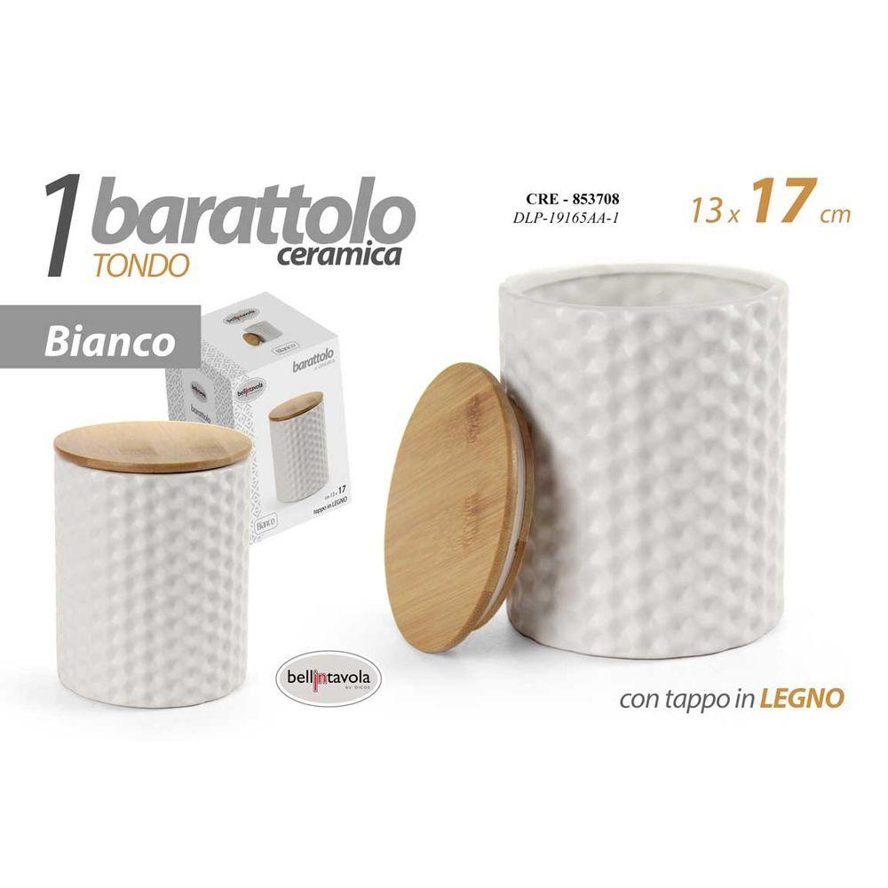 Cre/Barattolo Bi 13*13*17Cm Dlp19165Aa-1 - Ceramica Avorio - Barattoli & Biscottiere | Mikasa
