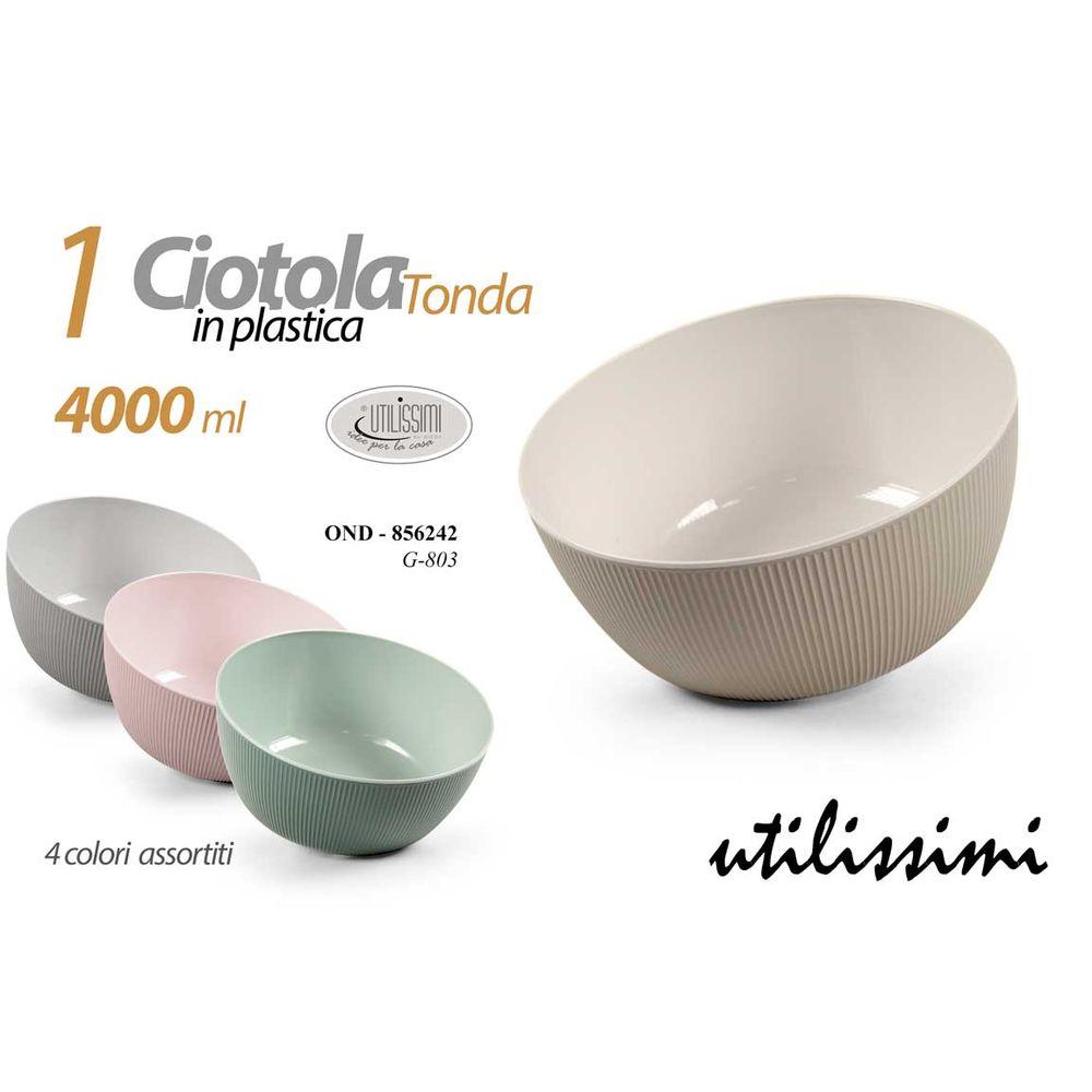 Ond/Ciotola 4Lt Plas Ass           G-803