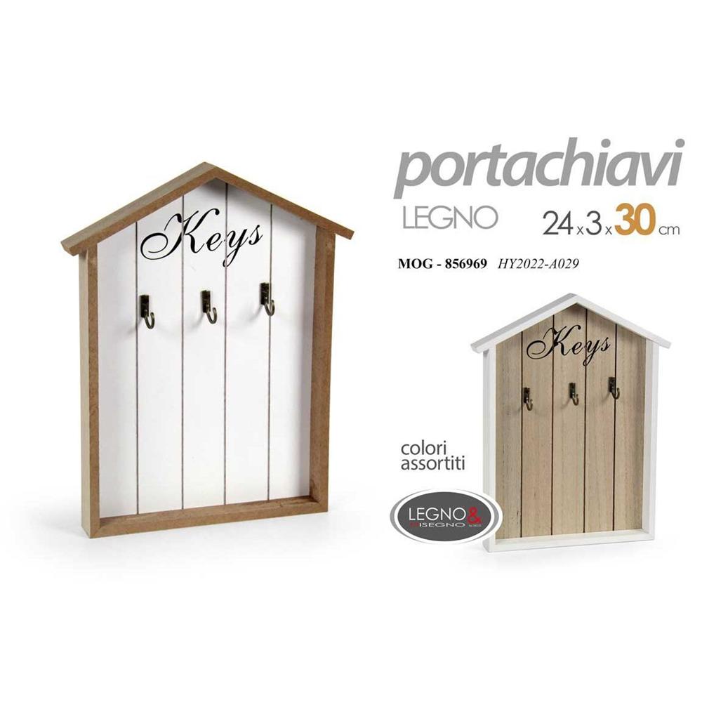 Mog/P.Chiavi As. 24*30*2,5Cm Hy2022A029 - Legno Assortito - Porta Chiavi | Mikasa