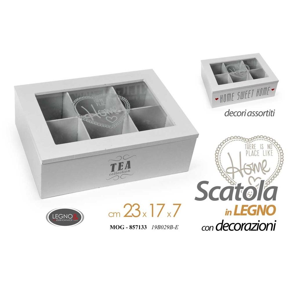 Mog/Scatola Re.Bia As. 23*17*7 19B029B/E - Bianco - Porta The | Mikasa