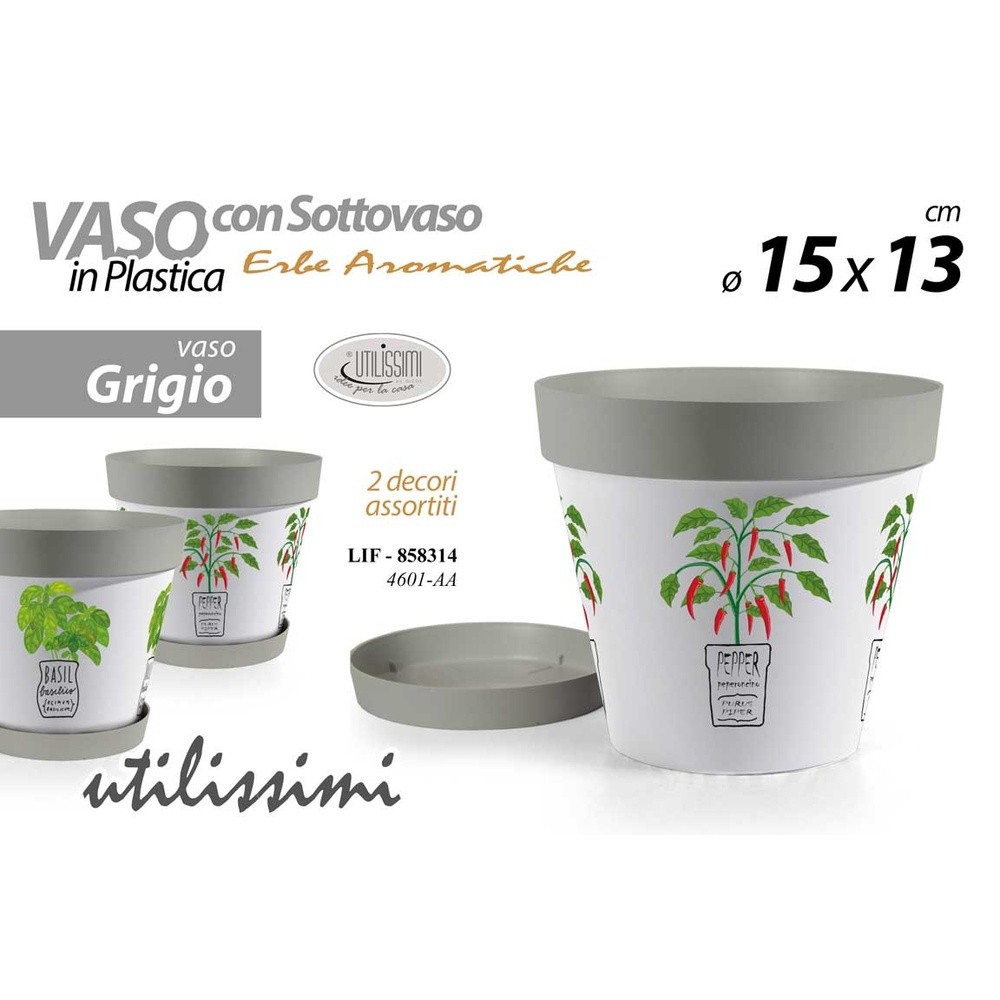 Lif/Vaso Pl.Erbe Aromat. 15*13 4601/Aa - Vasi & Accessori | Mikasa