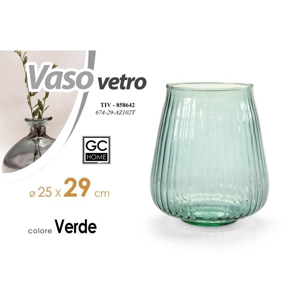 Tiv/Vaso Vetro 25*29Cm 674/29/Az102T