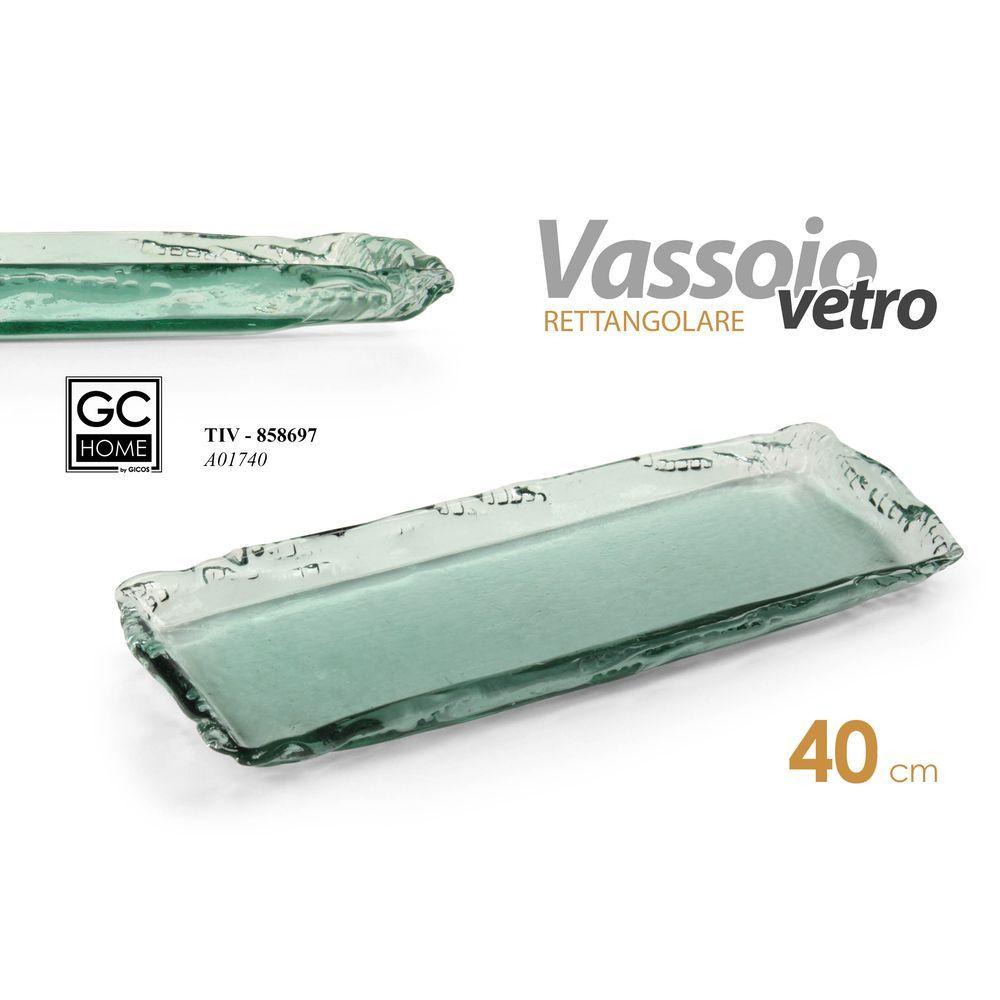 Tiv/Vassoio Ret.Vetro 40Cm A01740 - Vetro Trasparente - Vassoi | Mikasa