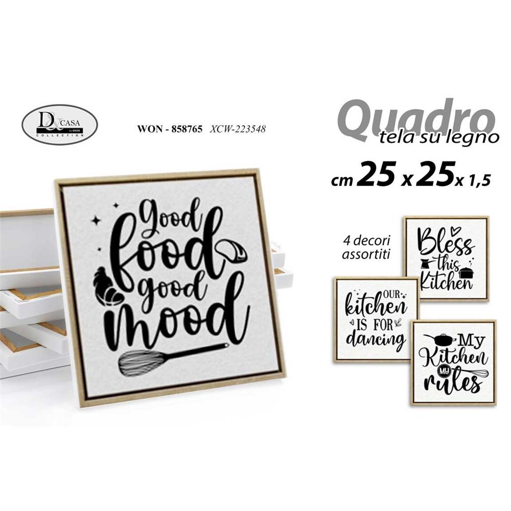 Won/Quadro Ass 25*25*1,5Cm Xcw223548