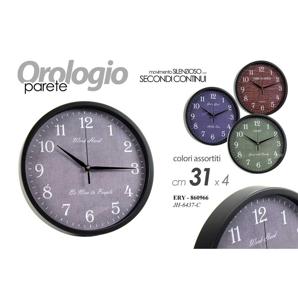 Ery/Orologio As. 31*31*4,3Cm Jh6407-C - Assortito - Orologi | Mikasa