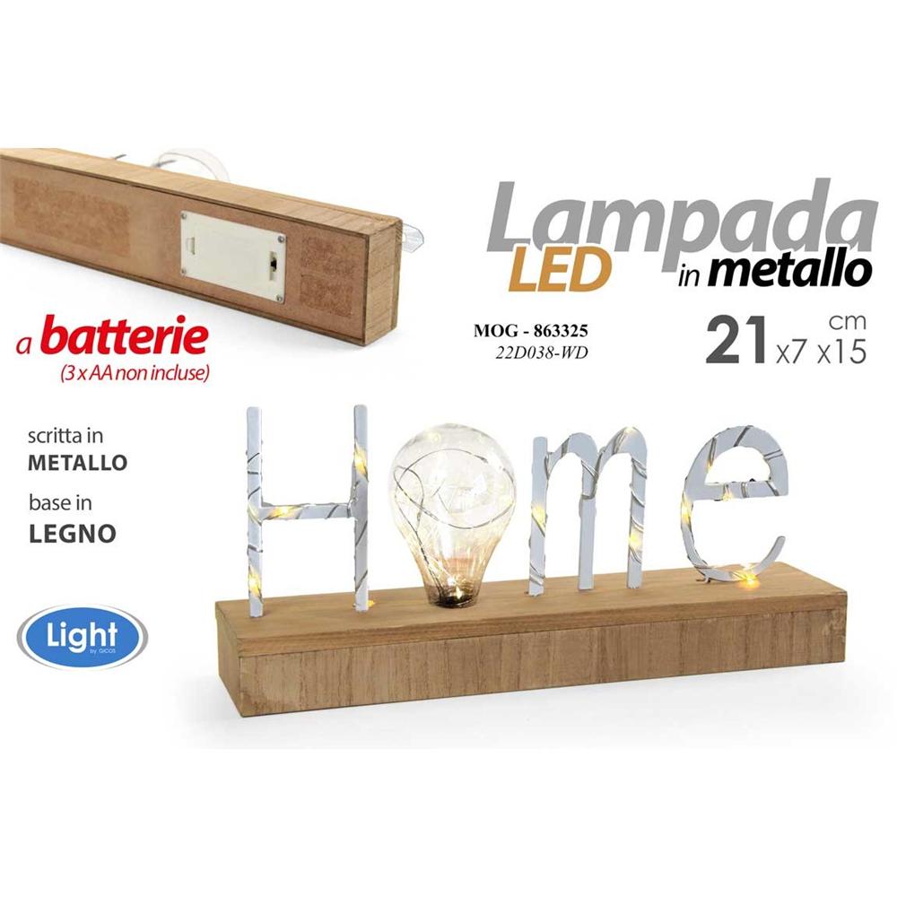 Mog/Lampada Home Led Bwd 34*15 22D038Wd