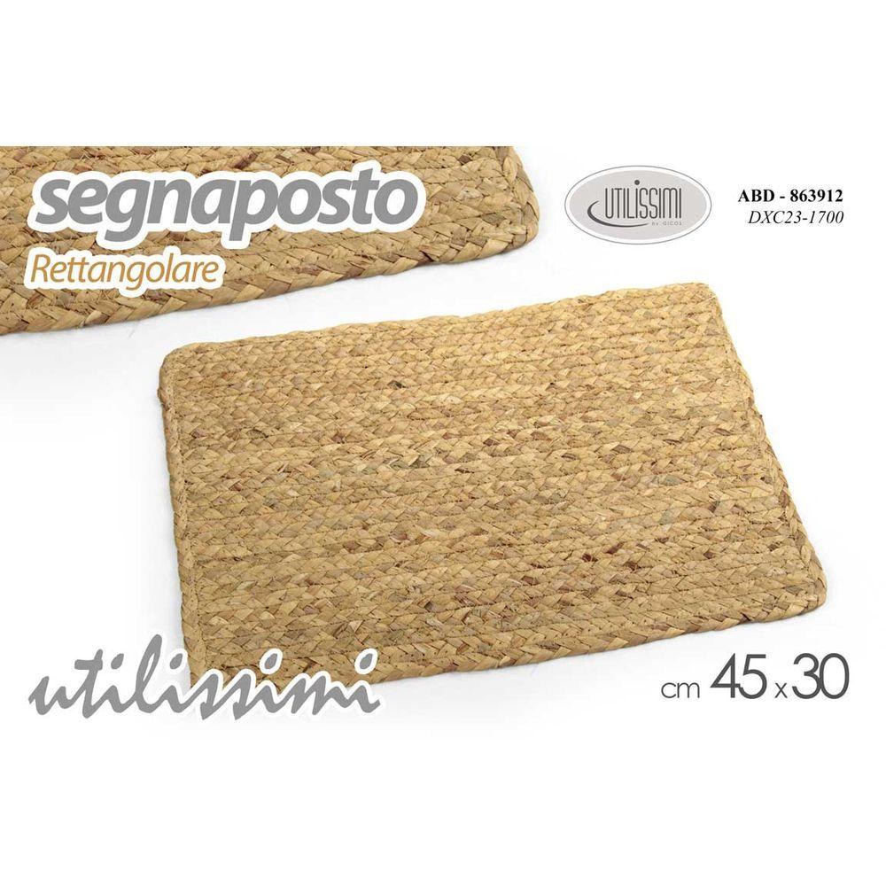 Abd/S.Posto Rett. 33*48Cm Dxc23-1700 - Rafia Beige - Tovagliette | Mikasa