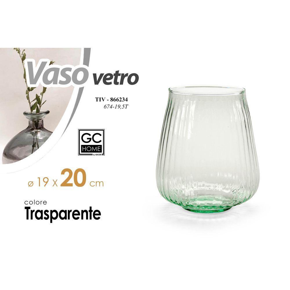 Tiv/Vaso Vetro Tra. 19*20Cm 674/19,5T