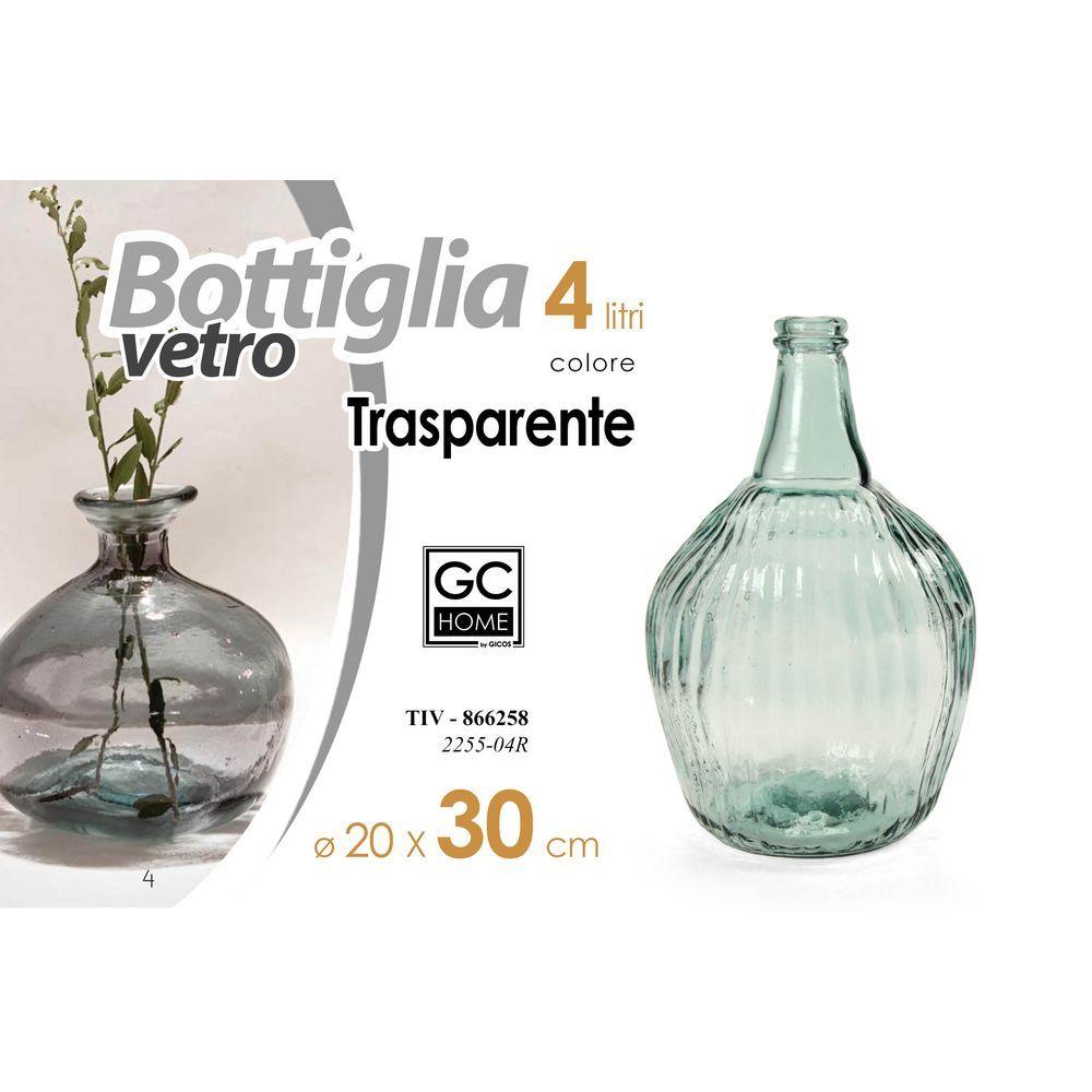 Tiv/Bottiglia Vetro 4Lt 2255/04R - Vetro Trasparente - Bottiglia Per Fragranze | Mikasa
