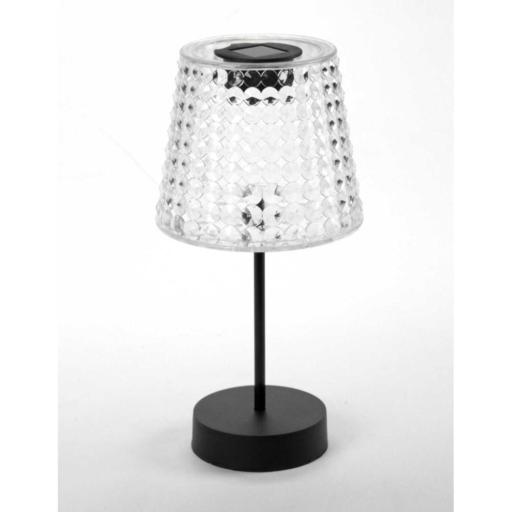 Fug/Lampada Solare 12,5*25,5Cm Gd11039 - Plastica Nero - Lanterne | Mikasa