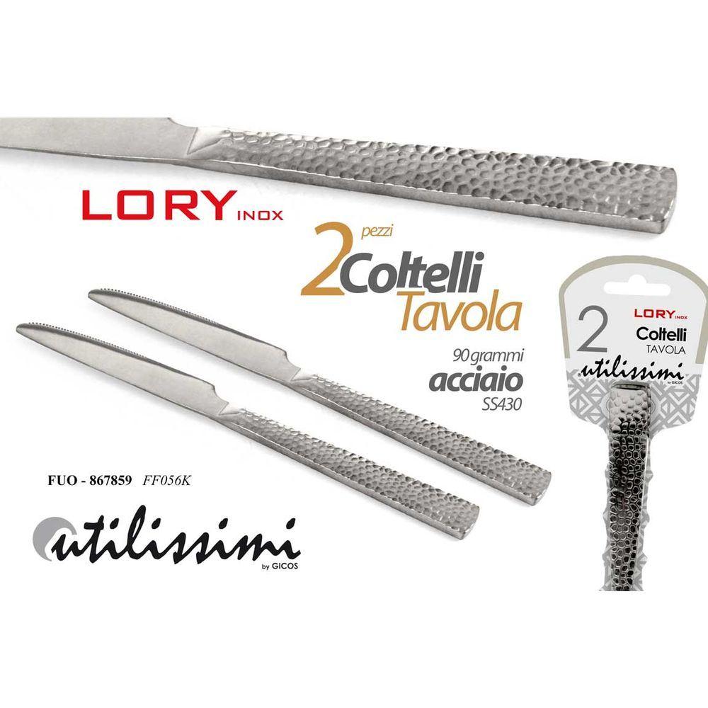 Fuo/2 Coltelli 90G Ss430 Ff056K - Argento - Posate | Mikasa